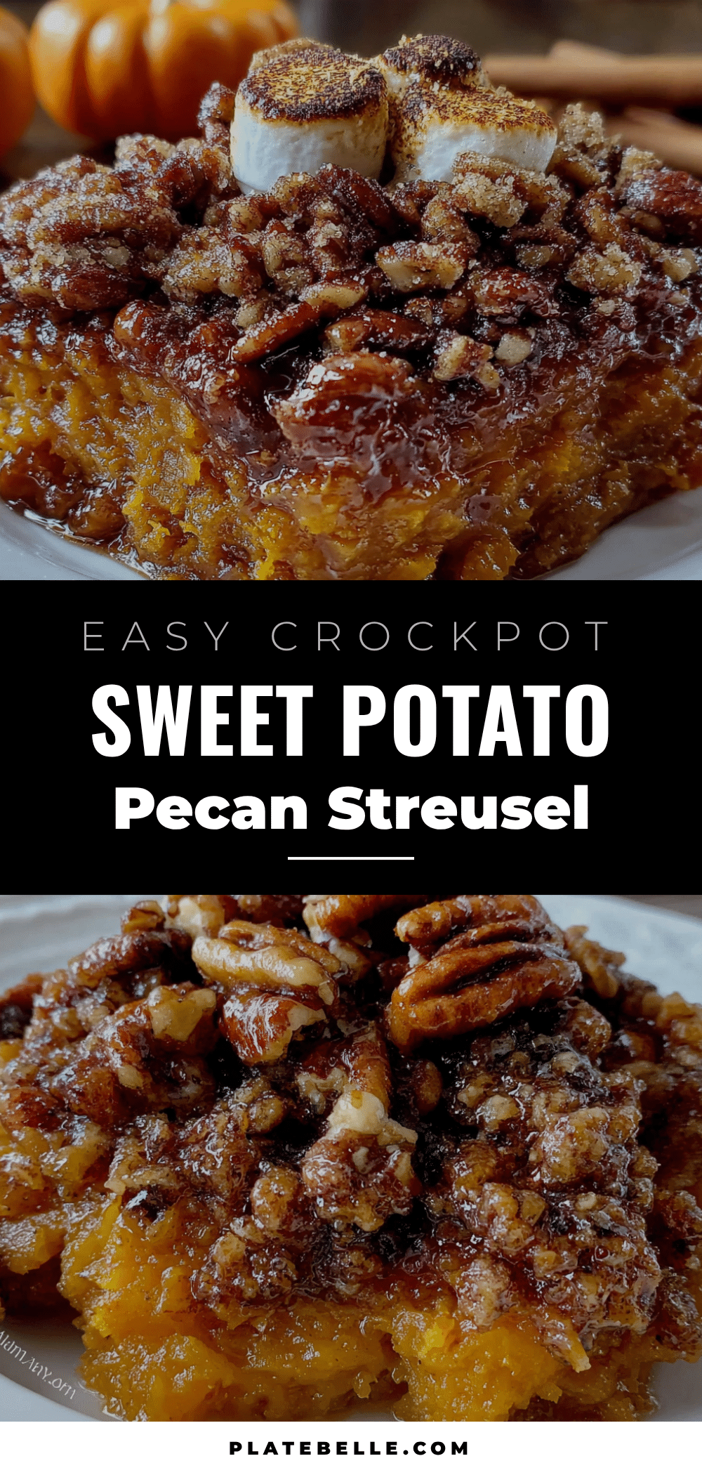 crockpot sweet potato casserole recipe