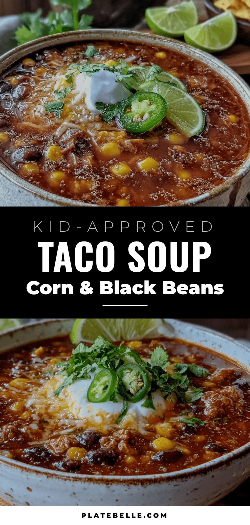 crockpot taco soup recipe