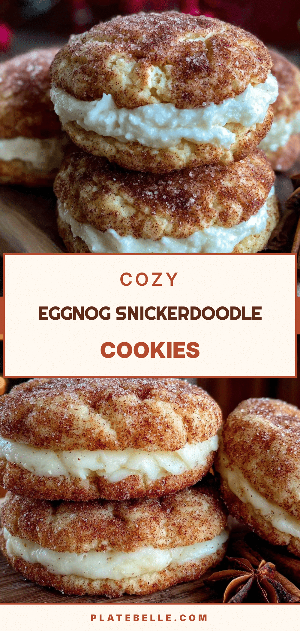 egnog snickerdoodle cookies recipe