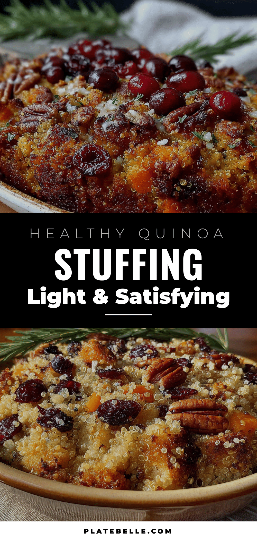 healthy quinoa cranberry stuffing recipe