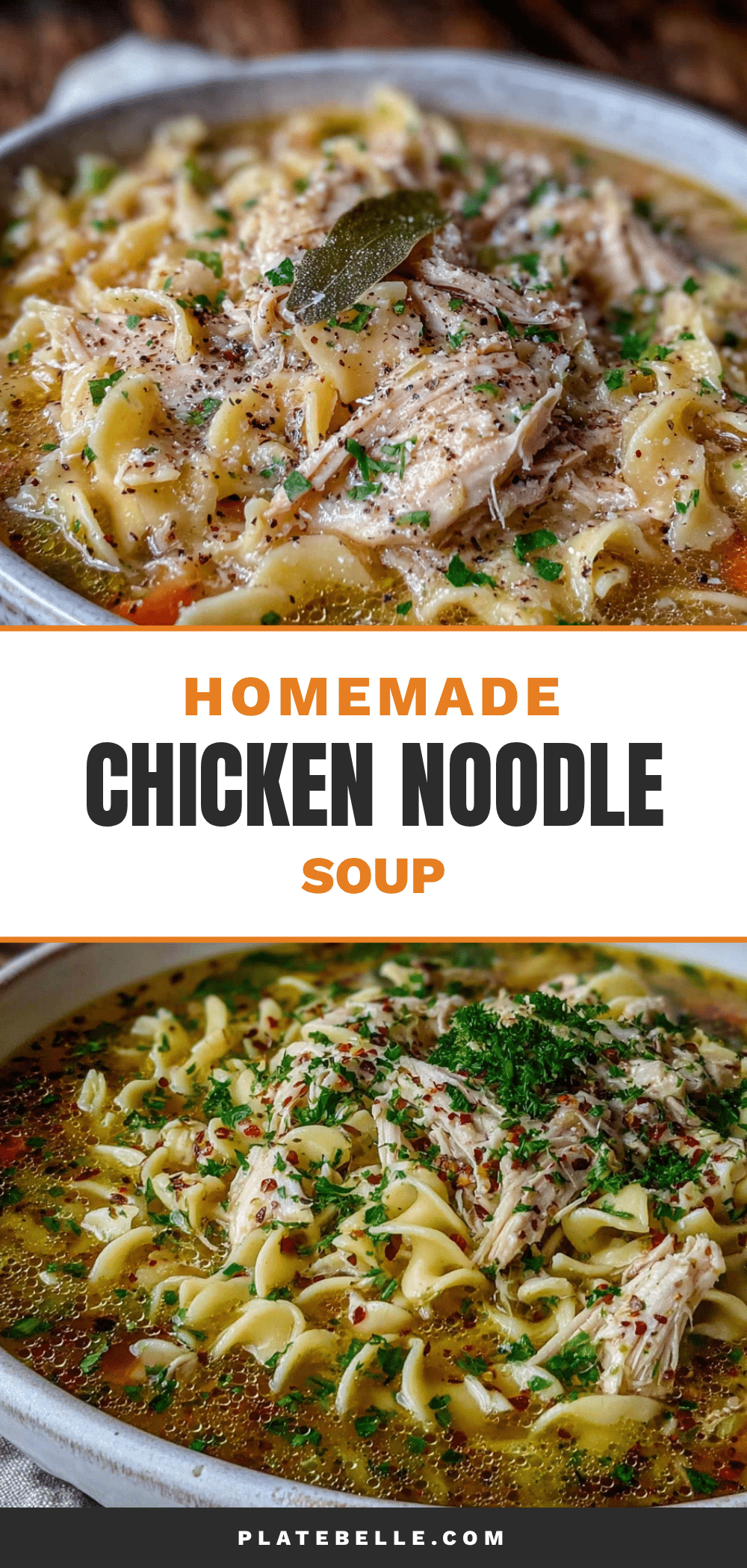 homemade chicken noodle soup recipe