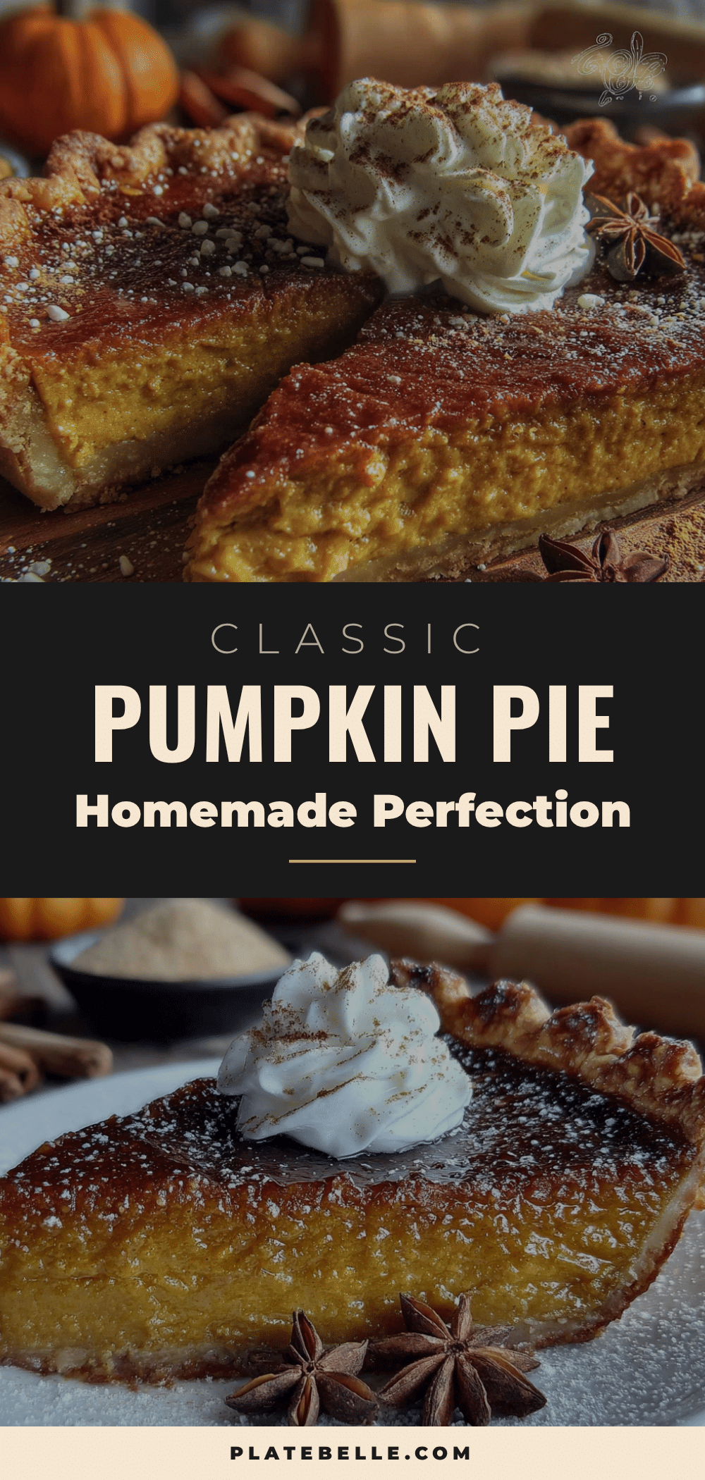 homemade pumpkin pie from scratch recipe