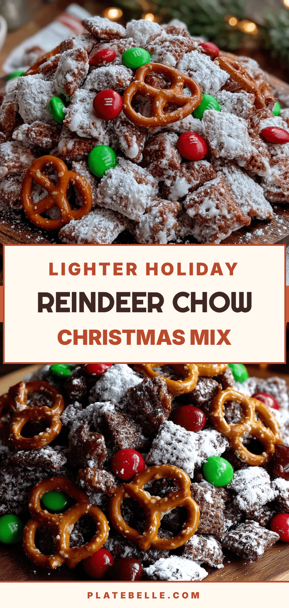 lighter reindeer chow recipe