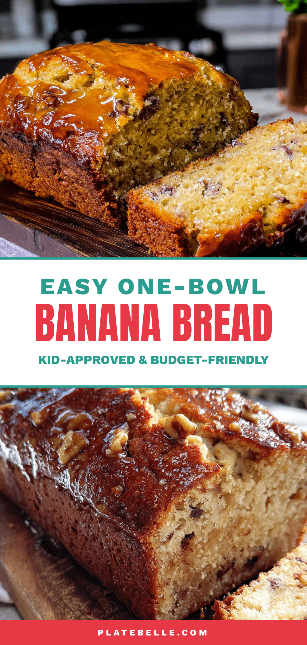 one-bowl banana bread recipe