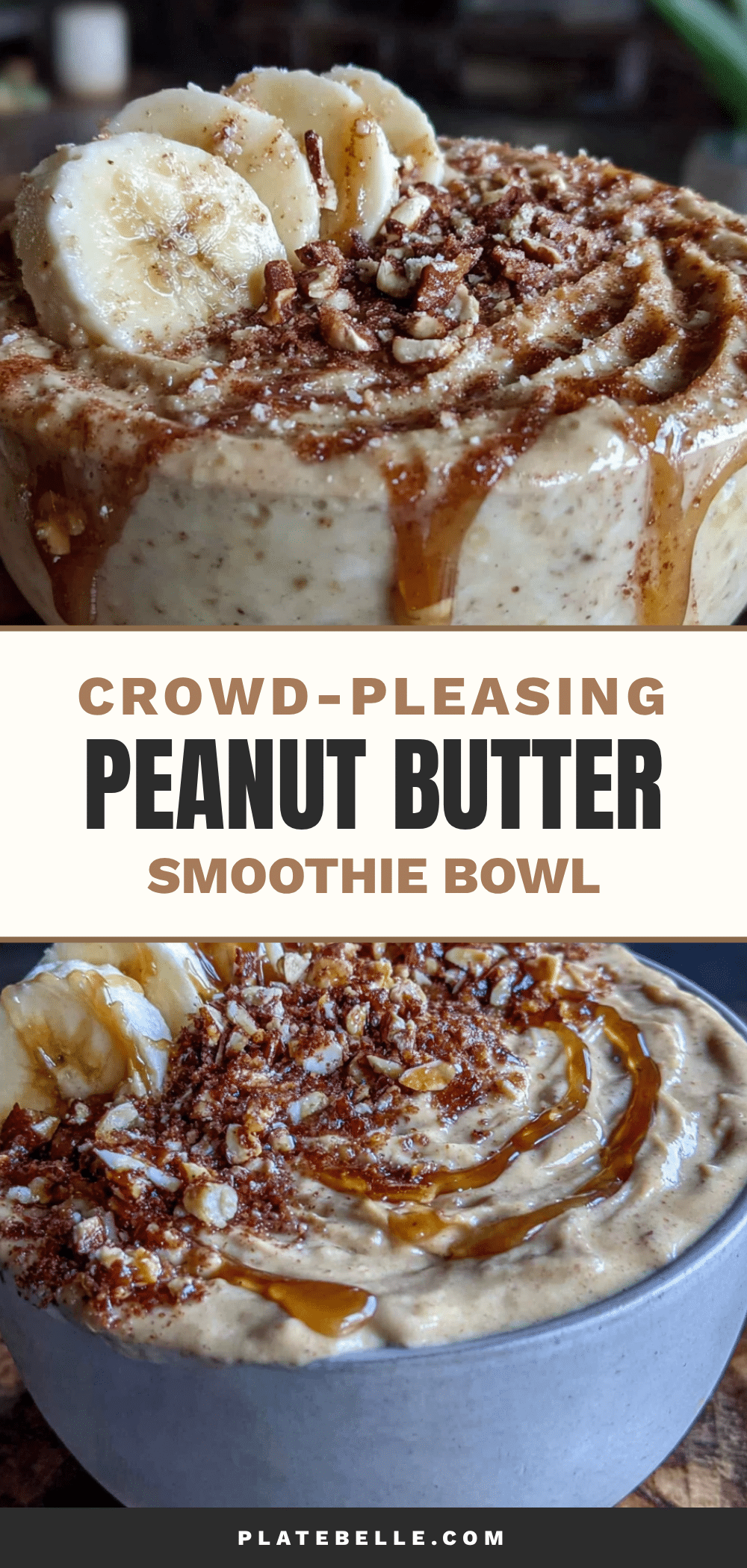 peanut butter protein smoothie bowl recipe