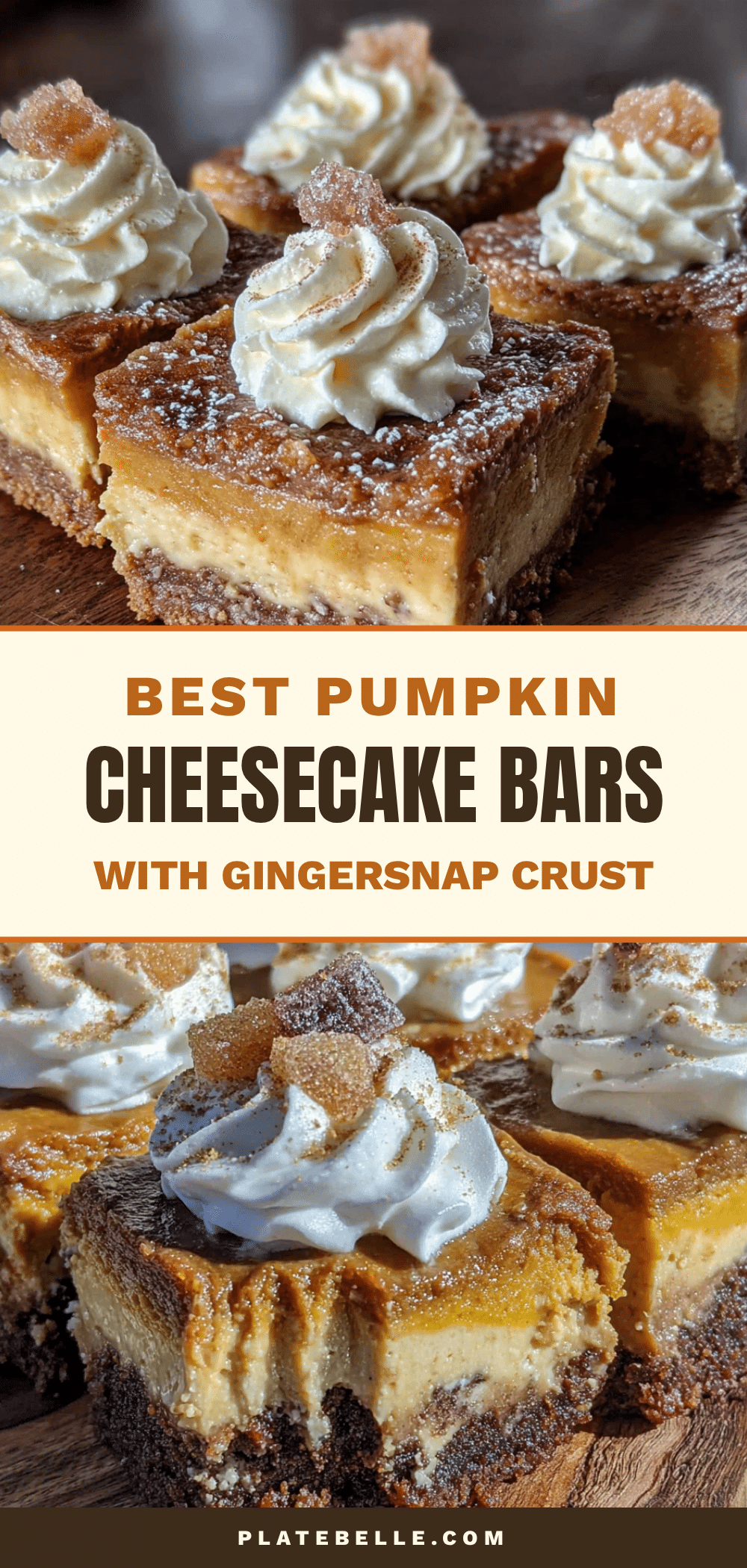 pumpkin cheesecake bars recipe