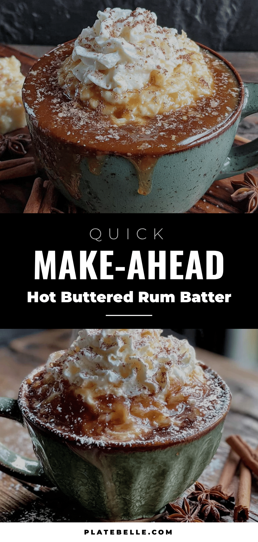 quick make-ahead hot buttered rum batter recipe