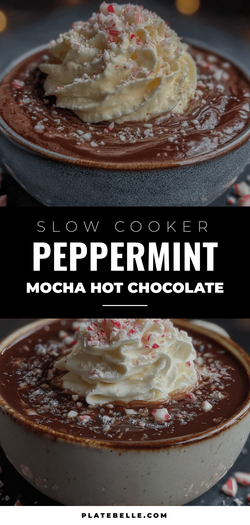 slow cooker peppermint mocha hot chocolate recipe